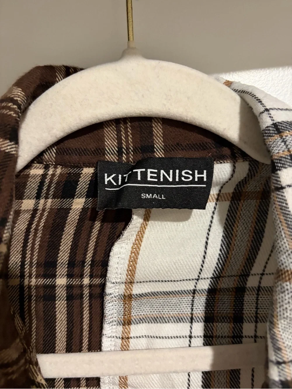 Kittenish cropped plaid